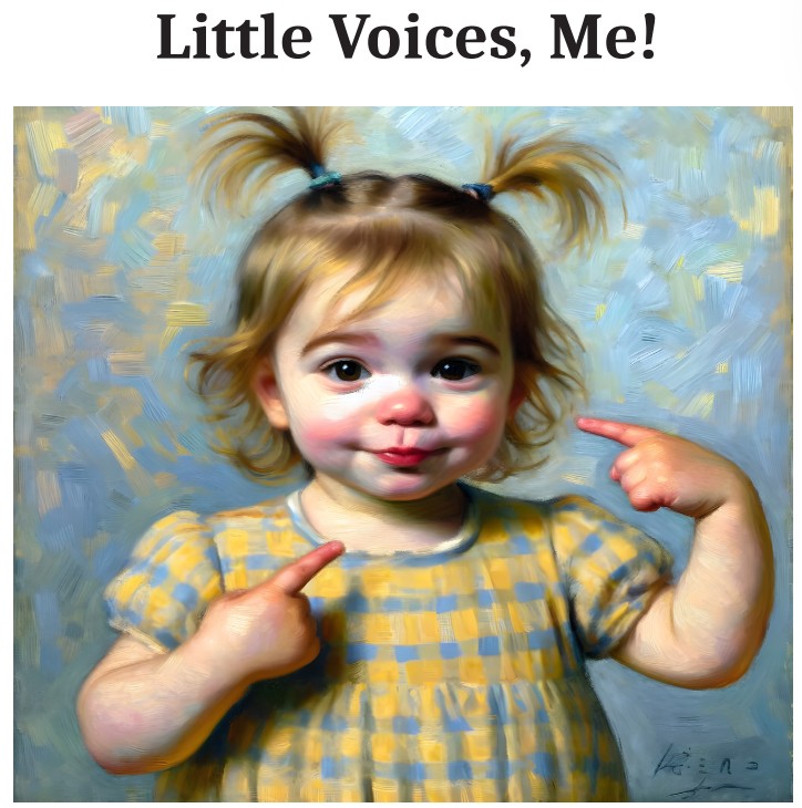 Little Voices, Me! board book cover