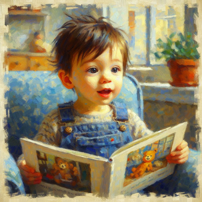 Board books written for pre-verbal and beginning-verbal children