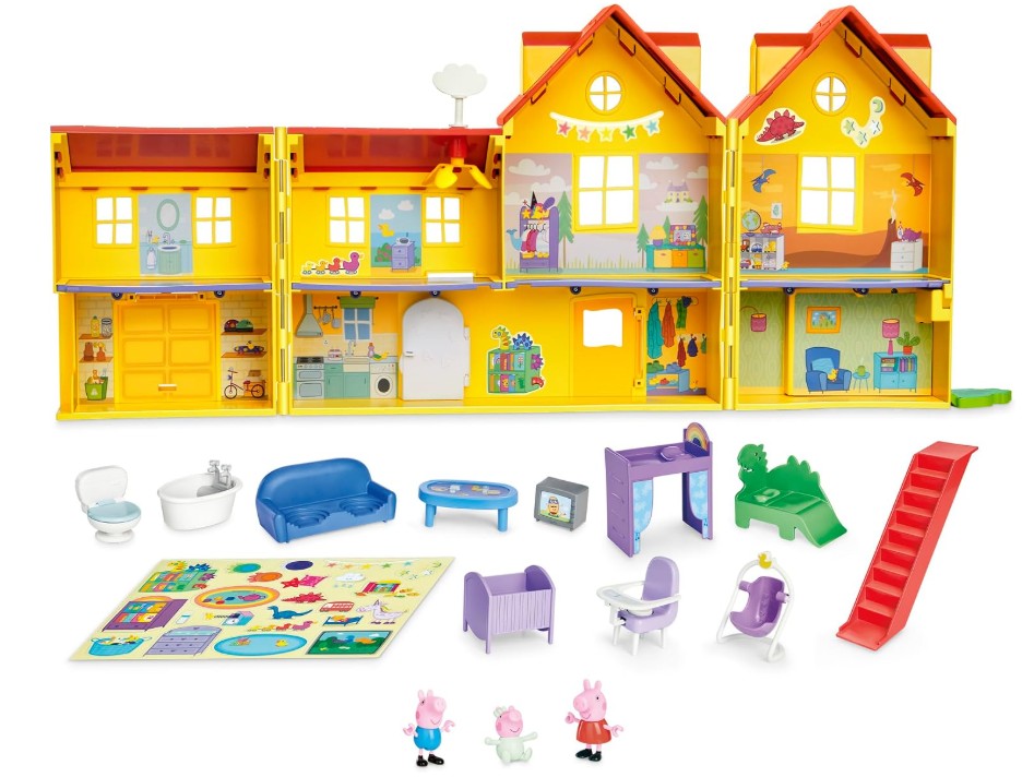 Peppa Pig toy playhouse — great for family pretend play and language